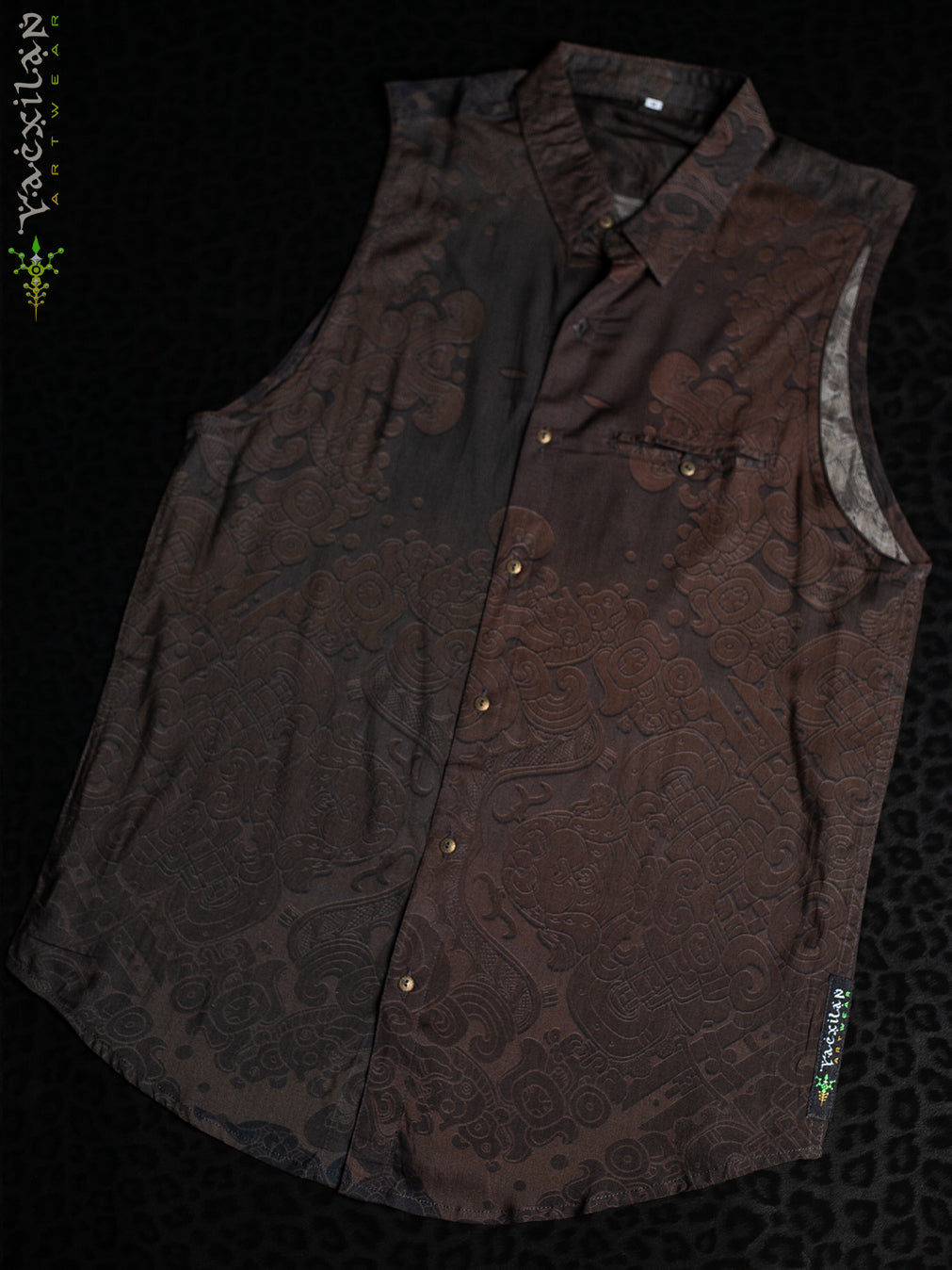 Shirt Men Sleeveless / Bamboo - MAYAN CODEX
